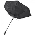 Solid Black - Side - Bullet Bella Auto Open Windproof Umbrella