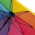 Rainbow - Back - Bullet Sarah Auto Open Windproof Umbrella