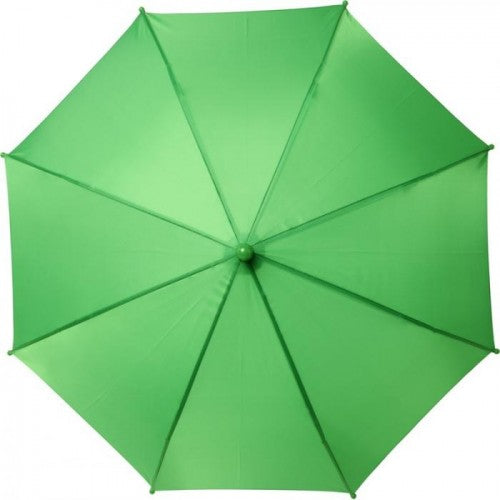 Bright Green - Back - Bullet Childrens-Kids Nina Windproof Umbrella
