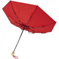 Red - Side - Avenue Bo Foldable Auto Open Umbrella