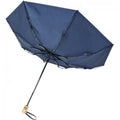 Navy - Side - Avenue Bo Foldable Auto Open Umbrella