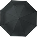 Solid Black - Back - Avenue Bo Foldable Auto Open Umbrella