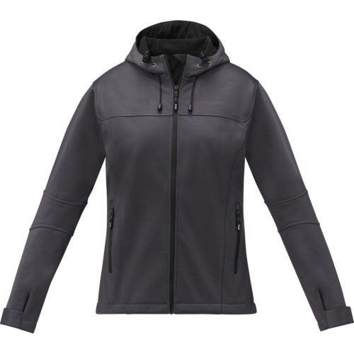 Front - Elevate Womens/Ladies Match Soft Shell Jacket