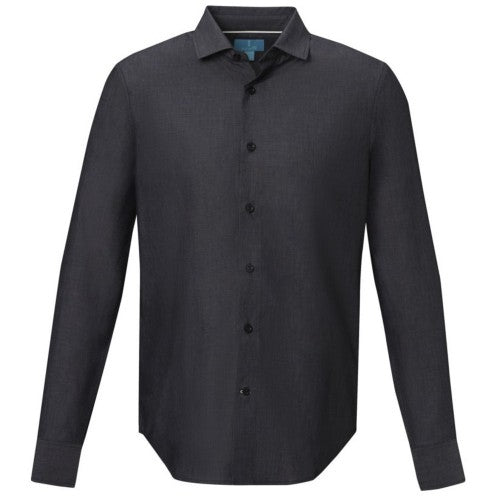 Front - Elevate NXT Mens Cuprite Organic Long-Sleeved Shirt