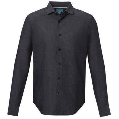 Front - Elevate NXT Mens Cuprite Organic Long-Sleeved Shirt