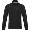 Front - Elevate NXT Mens Amber Recycled Full Zip Fleece Jacket