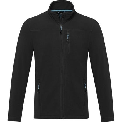 Front - Elevate NXT Mens Amber Recycled Full Zip Fleece Jacket