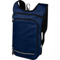 Navy - Side - Trails RPET Outdoor Backpack