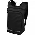 Solid Black - Side - Trails RPET Outdoor Backpack