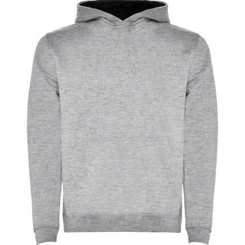 Heather Grey - Front - Roly Childrens-Kids Urban Drawstring Hoodie