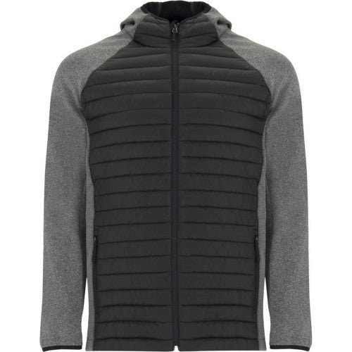 Black-Red - Front - Roly Unisex Adult Minsk Insulated Padded Jacket