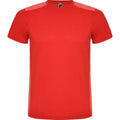 Solid Black - Front - Roly Unisex Adult Detroit Short-Sleeved Sports T-Shirt
