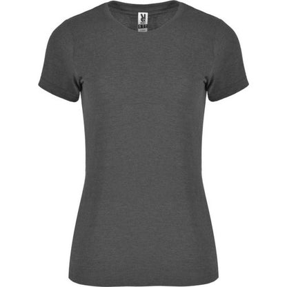 Front - Roly Womens/Ladies Fox Heather Short-Sleeved T-Shirt