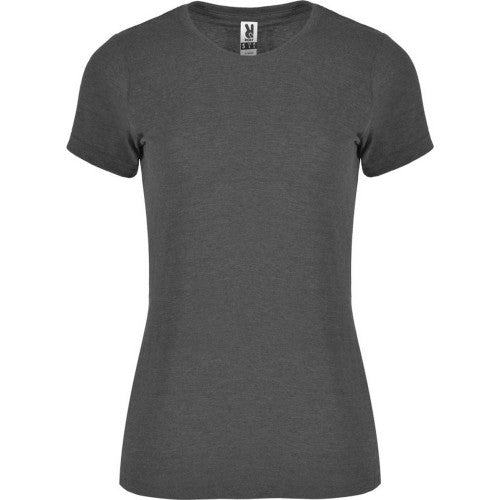 Front - Roly Womens/Ladies Fox Heather Short-Sleeved T-Shirt