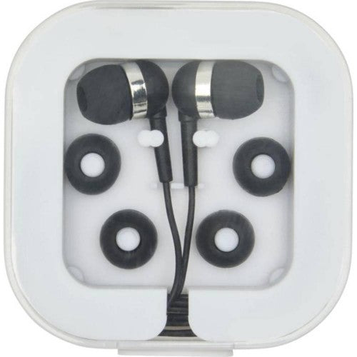 Front - Recycled ABS Plastic Wired Earphones