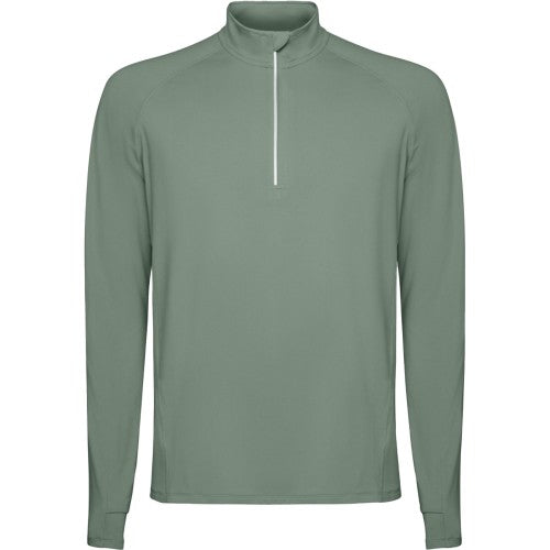 Front - Roly Mens Estambul Quarter Zip Long-Sleeved Sweatshirt