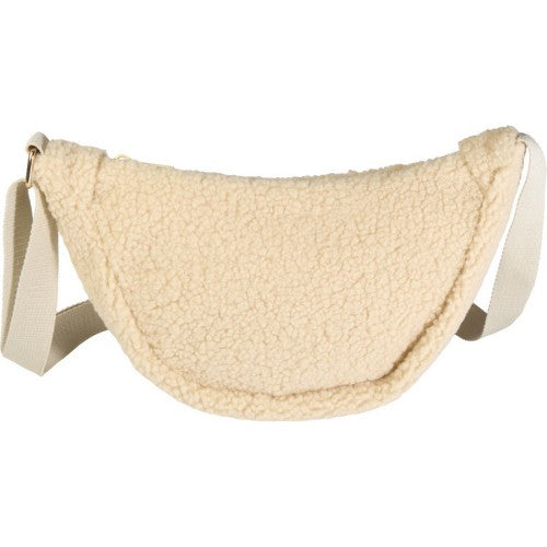 Front - Floso Bear Sherpa Recycled 3L Crossbody Bag