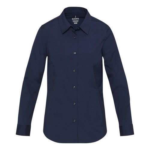 Front - Elevate NXT Womens/Ladies Poplin Shirt