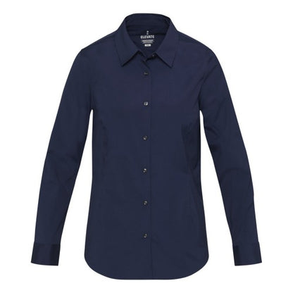 Front - Elevate NXT Womens/Ladies Poplin Shirt