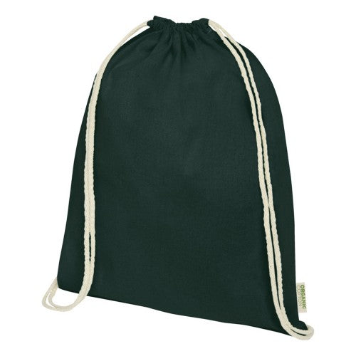 Front - Floso Organic 5L Drawstring Bag