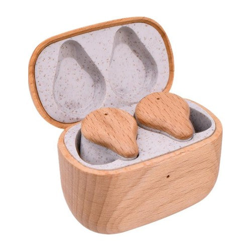 Front - Prixton Beech Wood In-Ear Headphones