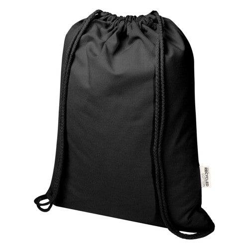 Front - Floso Peru Blended Recycled 5L Drawstring Bag