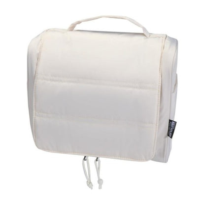 Front - Floso Beauty Hanging Recycled Puffer 8L Toiletry Bag