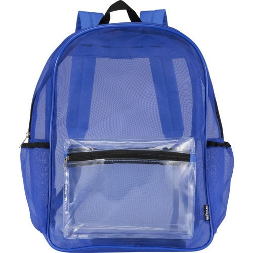 Front - Floso Plain Mesh Backpack