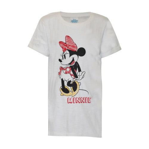 Front - Disney Girls Love Minnie Mouse T-Shirt