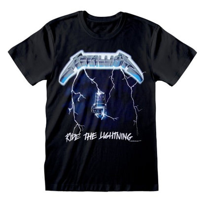 Front - Metallica Mens Ride The Lightning T-Shirt
