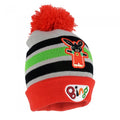 Front - Bing Bunny Boys Striped Pom Pom Beanie