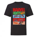 Front - Avengers Assemble Boys Comic Strips T-Shirt