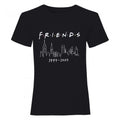 Front - Friends Girls NYC Dates Cropped T-Shirt
