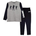 Front - Fortnite Boys Flossing Emotes Pyjama Set