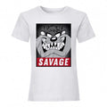 Front - Looney Tunes Womens/Ladies Savage Taz Loose Fit T-Shirt