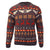 Front - Harry Potter Mens Icons Fair Isle Knitted Christmas Jumper