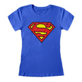 Front - Superman Womens/Ladies Logo Fitted T-Shirt