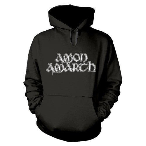 Front - Amon Amarth Unisex Adult Skull Hoodie