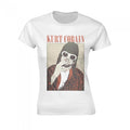 Front - Kurt Cobain Unisex Adult Smoke T-Shirt
