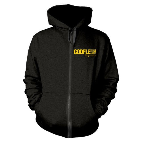 Front - Godflesh Unisex Adult Hymns Full Zip Hoodie