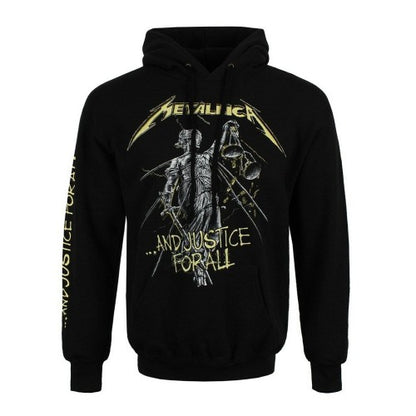 Front - Metallica Unisex Adult And Justice For All Tracks Hoodie