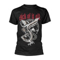 Front - Sick Of It All Unisex Adult Eagle T-Shirt