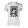 Front - Kurt Cobain Unisex Adult Sunglasses T-Shirt