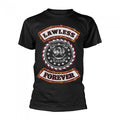 Front - W.A.S.P Unisex Adult Lawless Forever T-Shirt