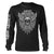 Front - Amon Amarth Unisex Adult Skull Long-Sleeved T-Shirt