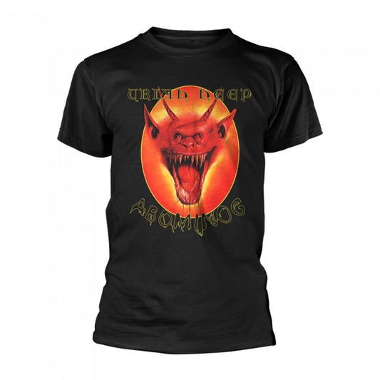 Front - Uriah Heep Unisex Adult Abominog T-Shirt