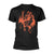 Front - Korn Unisex Adult Hopscotch Flames T-Shirt