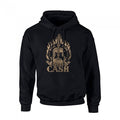 Front - Johnny Cash Unisex Adult Ring Of Fire Hoodie