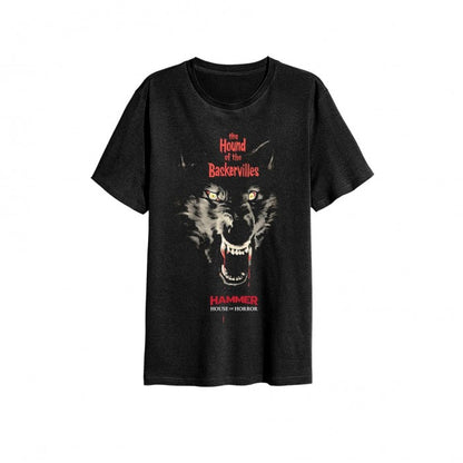 Front - Hammer Horror Unisex Adult Hound Of The Baskervilles T-Shirt