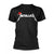 Front - Metallica Unisex Adult Santa Hat Logo T-Shirt